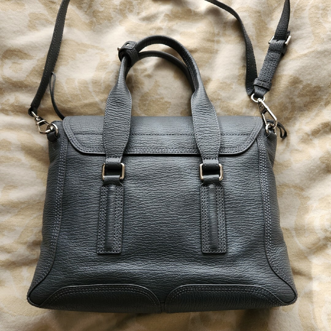 3.1 Phillip Lim(スリーワンフィリップリム)の【超美品】フィリップリム サッチェル ミディアム グレー レディースのバッグ(ハンドバッグ)の商品写真