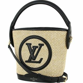 ルイヴィトン(LOUIS VUITTON)のルイヴィトン プティバケット LVサークル ニットラフィア ショルダーバッグ ハンドバッグ バケットバッグ かごバッグ ミニバッグ 2WAY レディース 新品 157826(ショルダーバッグ)