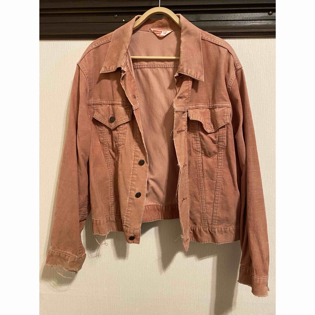 Levi's - 【70s】Levi's コーデュロイジャケット ピンクの通販 Levi's - 【70s】Levi's コーデュロイジャケット ピンクの通販