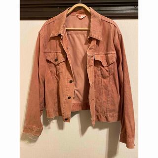 リーバイス(Levi's)の【70s】Levi’s コーデュロイジャケット ピンク(Gジャン/デニムジャケット)