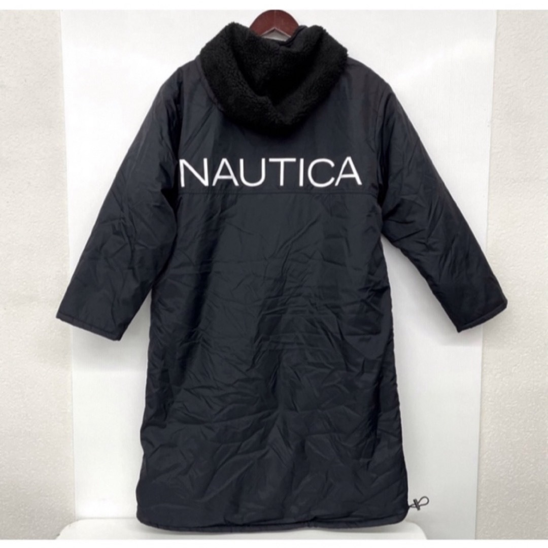 NAUTICA(ノーティカ)のNAUTICA ノーティカ ベンチコート 150 ブラック 145-155cm レディースのジャケット/アウター(ロングコート)の商品写真