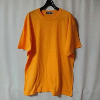 【新品】giant Musk 無地半袖Tシャツ(ゴールドイエロー) XL(Tシャツ/カットソー(半袖/袖なし))