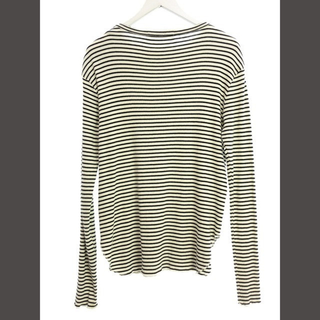 L'Appartement DEUXIEME CLASSE(アパルトモンドゥーズィエムクラス)のアパルトモン Border Rib Longsleeve T-sh 2022AW レディースのトップス(ニット/セーター)の商品写真