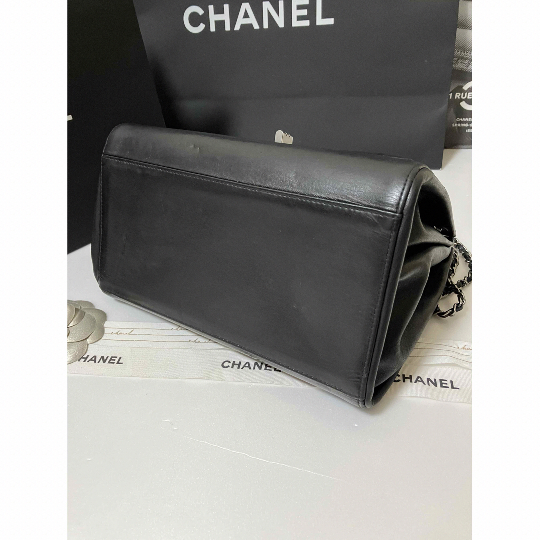 CHANEL(シャネル)の専用♡美品★シャネル チェーンショルダーバッグ 2way 2.55 黒 正規品 レディースのバッグ(ショルダーバッグ)の商品写真