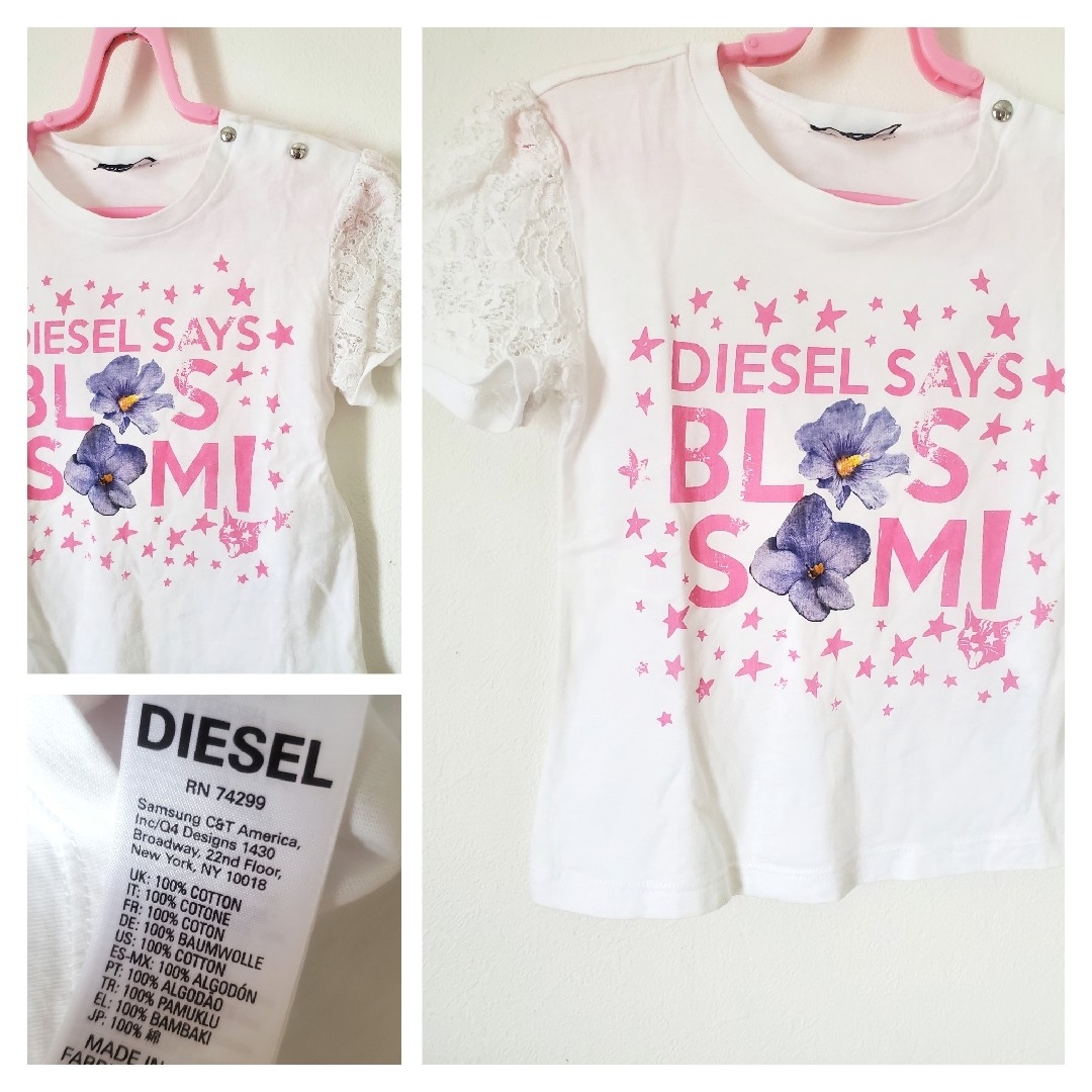 DIESEL(ディーゼル)の【18M】DIESEL　ディーゼル　半袖　Tシャツ キッズ/ベビー/マタニティのベビー服(~85cm)(Ｔシャツ)の商品写真