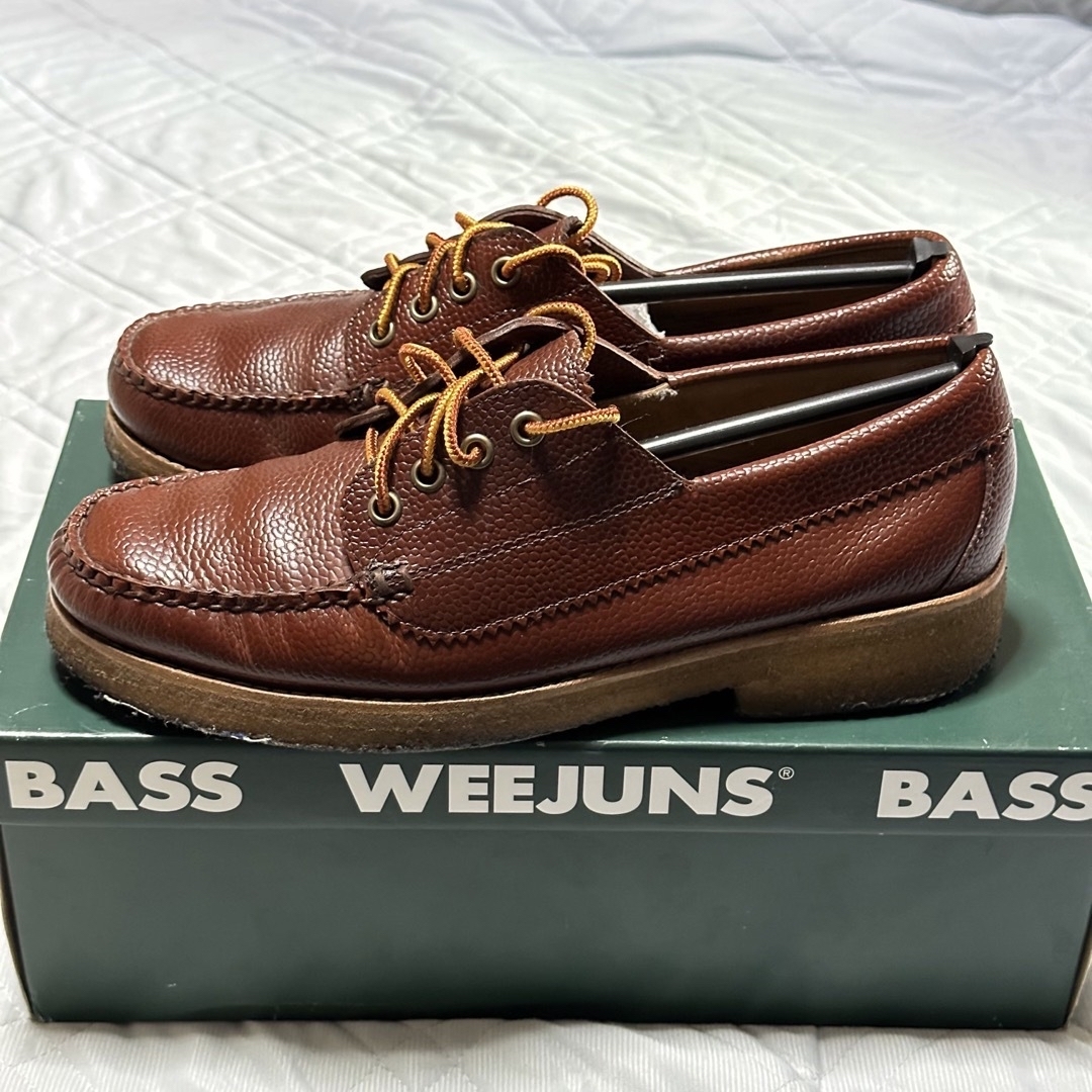 G.H.BASS(ジーエイチバス)のG.H.BASS CASSIDY×SEPTIS 別注ブルーチャーモカシン 8.5 メンズの靴/シューズ(スリッポン/モカシン)の商品写真