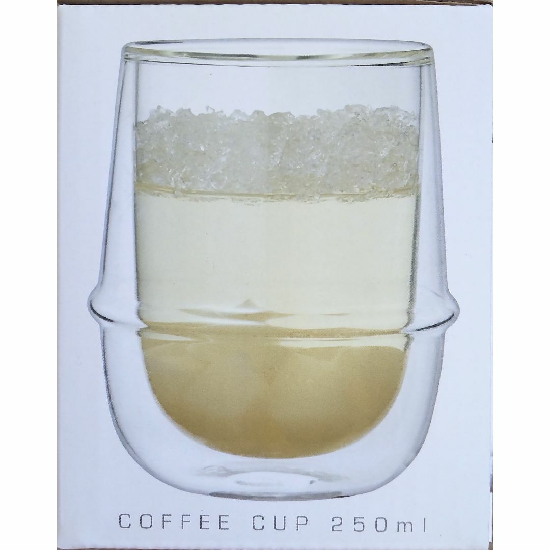 ⑩KINTO ダブルウォール コーヒーカップ 250ml 2個セット J20 インテリア/住まい/日用品のキッチン/食器(グラス/カップ)の商品写真