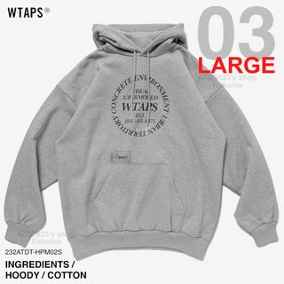 ダブルタップス(W)taps)のWTAPS INGREDIENTS HOODY COTTON L パーカー(パーカー)