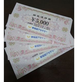 ★送料無料 追跡匿名★ 早稲田アカデミー 株主優待券 20000円分(その他)