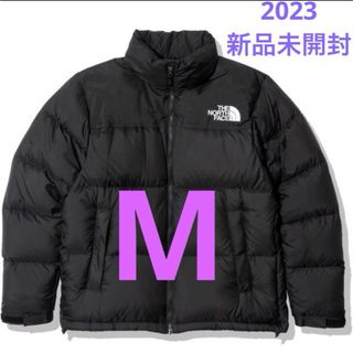 ザノースフェイス(THE NORTH FACE)の新品未開封　ノースフェイス　ヌプシジャケット2023 M 黒　ブラック(ダウンジャケット)