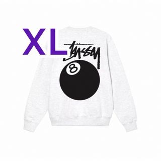 ステューシー(STUSSY)のステューシー STUSSY 8 BALL CREW スウェット　グレー(スウェット)