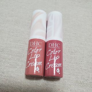 ディーエイチシー(DHC)のDHC濃密うるみカラーリップクリームマーブル　ブリックレッド　カシスベリーセット(リップケア/リップクリーム)