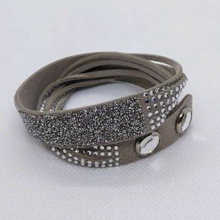 スワロフスキー(SWAROVSKI)のスワロフスキー　SWAROVSKI　ブレスレット　グレー(ブレスレット/バングル)