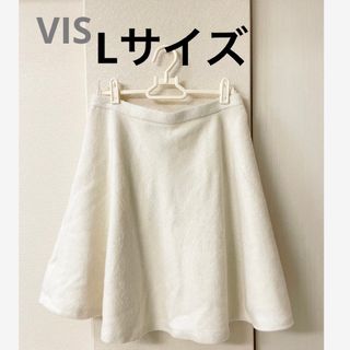 ヴィス(ViS)のvis Aライン フレアースカート フレアスカート(ひざ丈スカート)