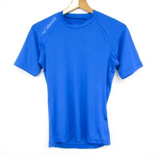 ミズノ(MIZUNO)のミズノ 半袖Tシャツ 無地 ストレッチ スポーツウエア キッズ 男の子用 160サイズ ブルー Mizuno(Tシャツ/カットソー)