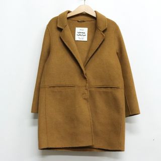 ザラ(ZARA)のザラ チェスターコート ロングコート アウター キッズ 女の子用 122cmサイズ ブラウン ZARA(ジャケット/上着)