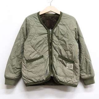 ビームス(BEAMS)のビームス ナイロンジャケット キルティングジャケット アウター キッズ 男の子用 120サイズ カーキ BEAMS(ジャケット/上着)