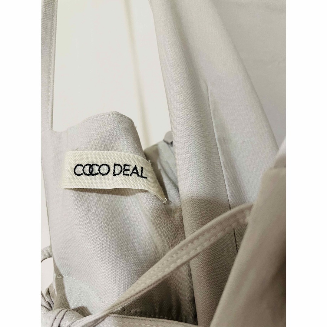 COCO DEAL(ココディール)のCOCODEAL フレアシルエットバックリボンサロペット レディースのパンツ(サロペット/オーバーオール)の商品写真
