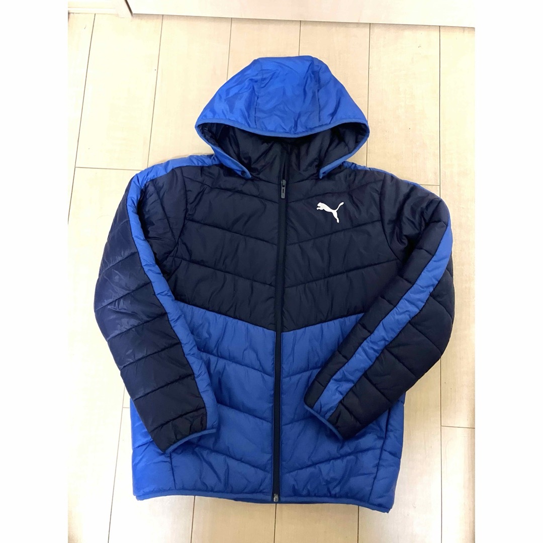 PUMA(プーマ)のプーマ 美品 160 中綿 コート キッズ/ベビー/マタニティのキッズ服男の子用(90cm~)(コート)の商品写真