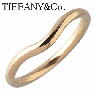 ティファニー(Tiffany & Co.)のティファニー カーブド リング 750YG 12号 新品仕上げ済 TIFFANY【14882】(リング(指輪))