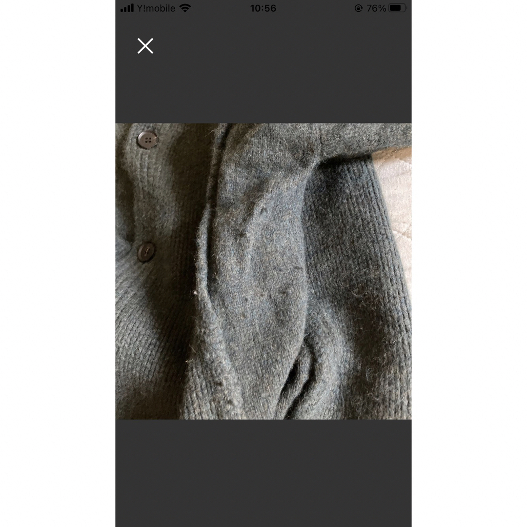 YOKE(ヨーク)のyoke 21AW CONNECTING CARDIGAN GREEN ヨーク メンズのトップス(カーディガン)の商品写真