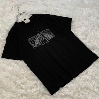 アナスイ(ANNA SUI)のANNA SUI (XS) 小さいサイズ コットン ビジュー Tシャツ ブラック(Tシャツ(半袖/袖なし))