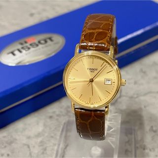 ティソ(TISSOT)の希少 美品 TISSOT T830/930 ティソ ゴールド 腕時計 稼動品(腕時計)