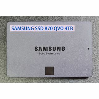 サムスン(SAMSUNG)のSamsung SSD 870 QVO 4TB SATA 2.5インチ(PCパーツ)