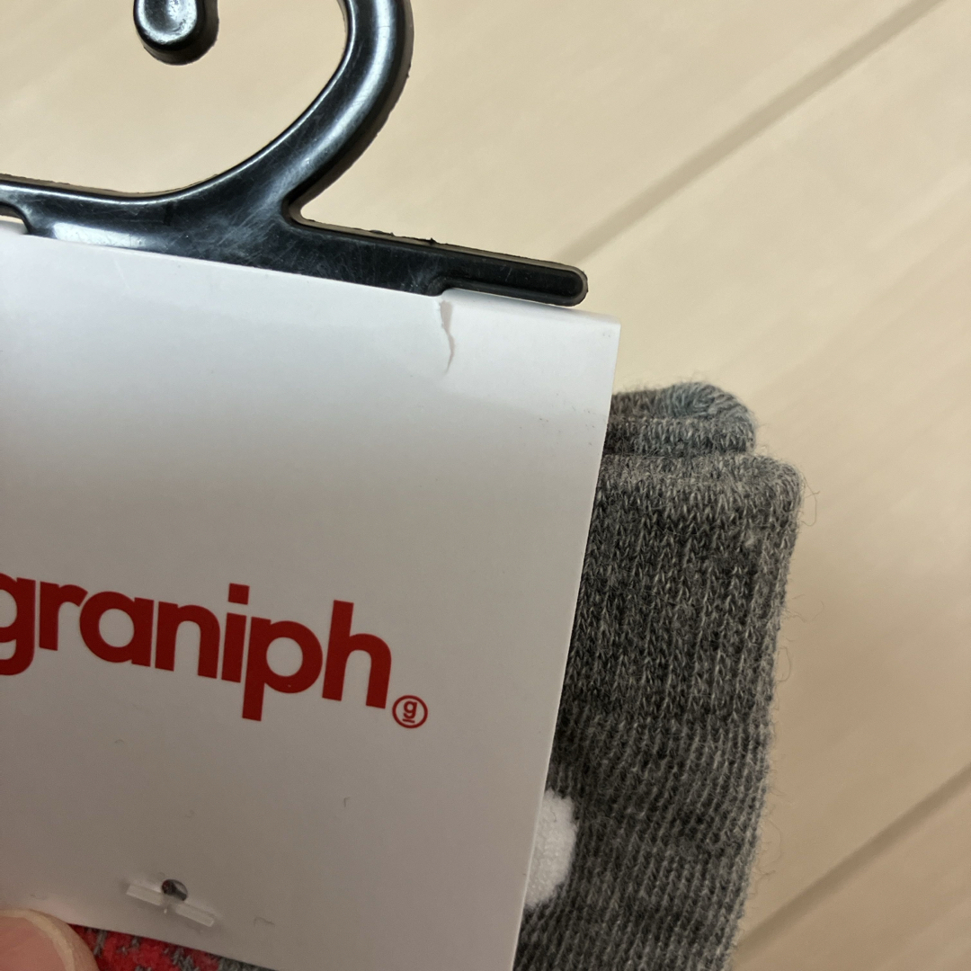 Design Tshirts Store graniph(グラニフ)のグラニフ　ウーパールーパー　靴下　メンズ メンズのレッグウェア(ソックス)の商品写真