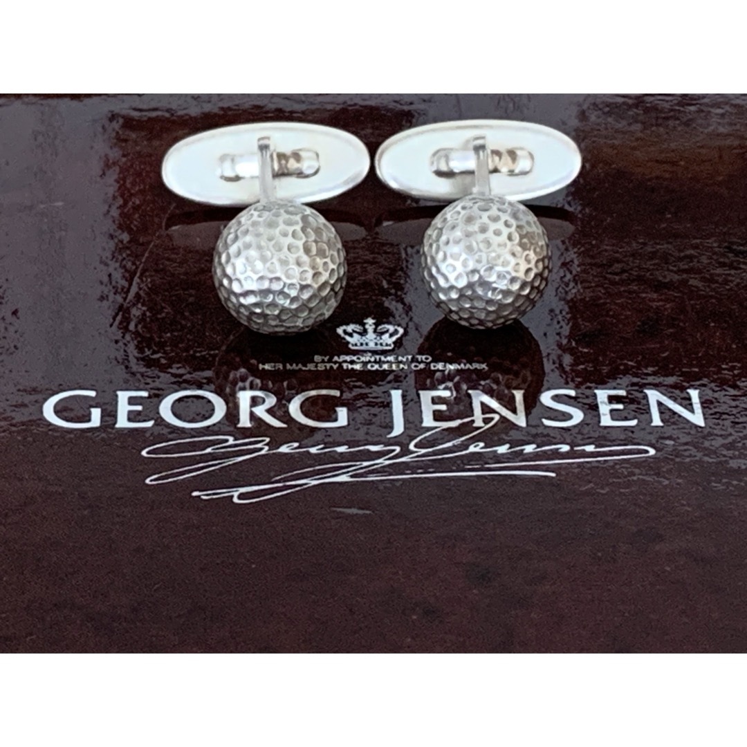 Georg Jensen(ジョージジェンセン)の希少 GEORG JENSEN カフリンクス モデル132※付属品無し メンズのファッション小物(カフリンクス)の商品写真