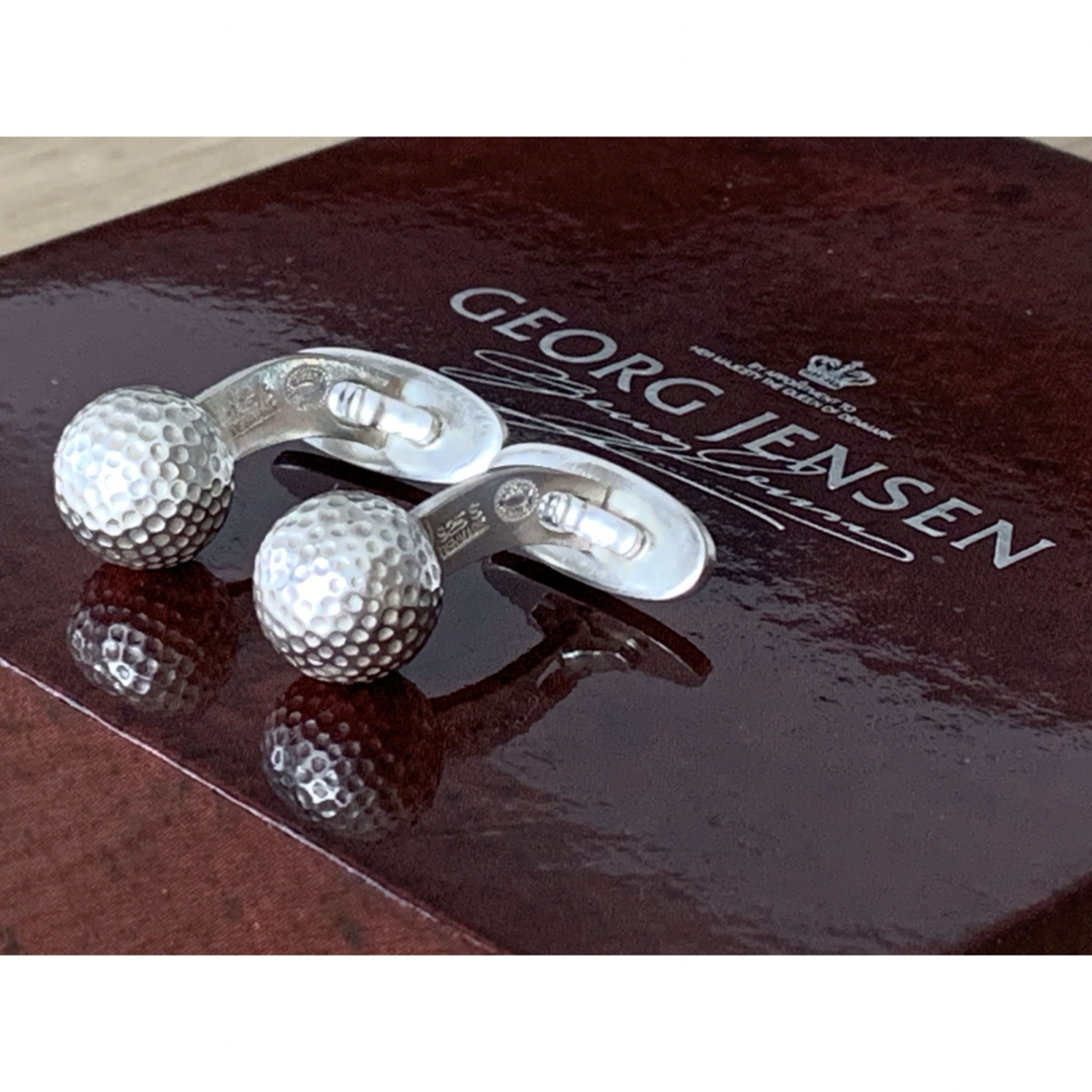 Georg Jensen(ジョージジェンセン)の希少 GEORG JENSEN カフリンクス モデル132※付属品無し メンズのファッション小物(カフリンクス)の商品写真