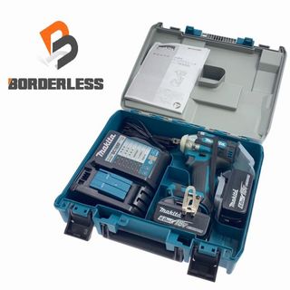 マキタ(Makita)の☆美品☆makita マキタ 18V 充電式インパクトレンチ TW300DRGX バッテリー2個(18V 6.0Ah) 充電器 ケース付 コードレス 83990(工具)