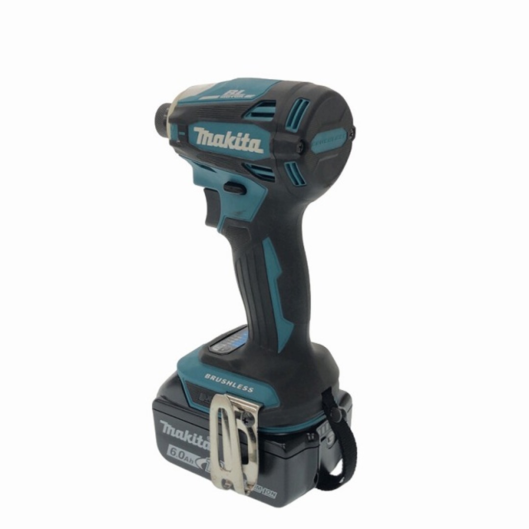 Makita(マキタ)の☆比較的綺麗☆makita マキタ 18V 充電式インパクトドライバ TD172DRGX 青/ブルー バッテリー2個(18V 6.0Ah) 充電器 ケース付 83995 自動車/バイクのバイク(工具)の商品写真