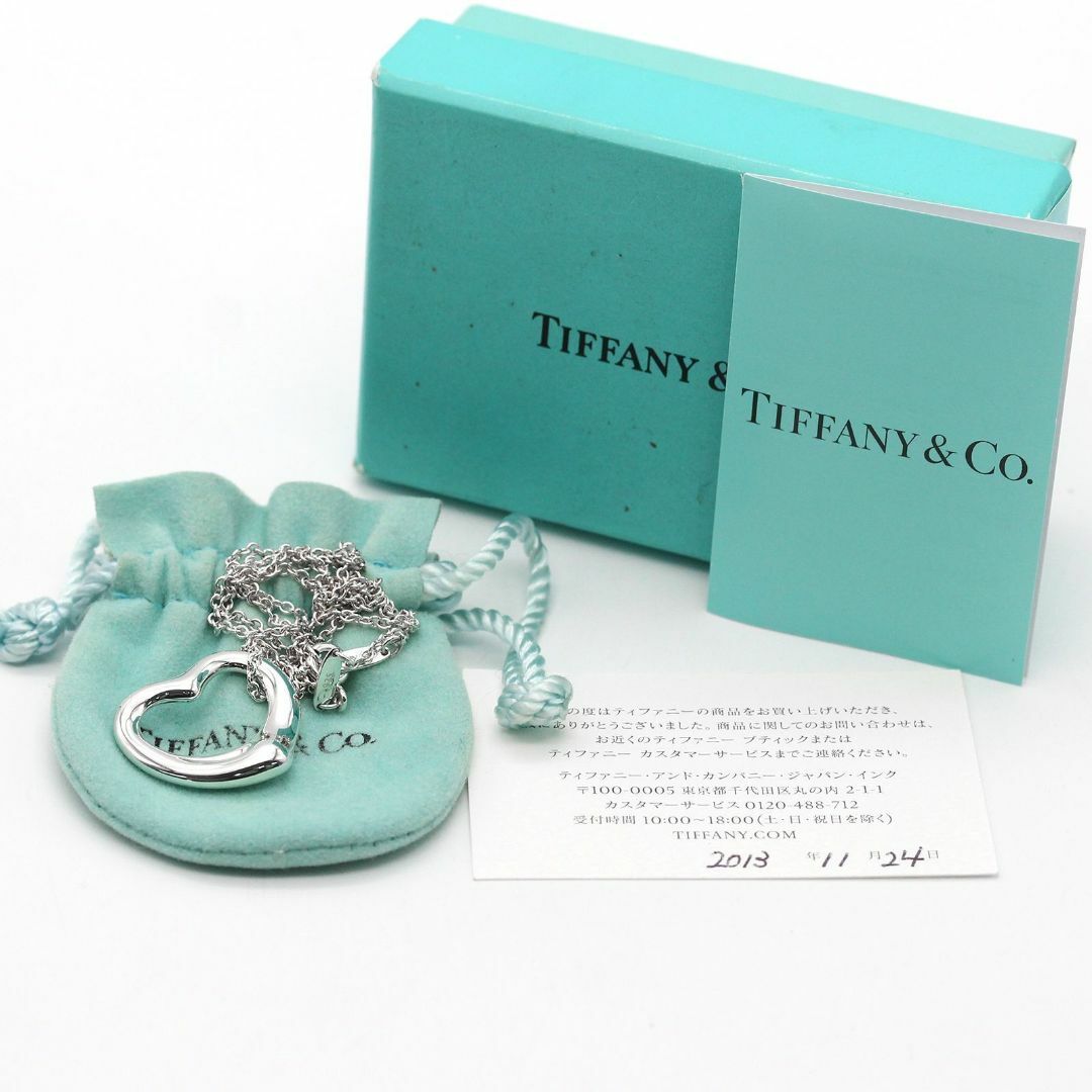 Tiffany & Co.(ティファニー)の極美品 ティファニー オープンハート ネックレス シルバー925 A03975 レディースのアクセサリー(ネックレス)の商品写真