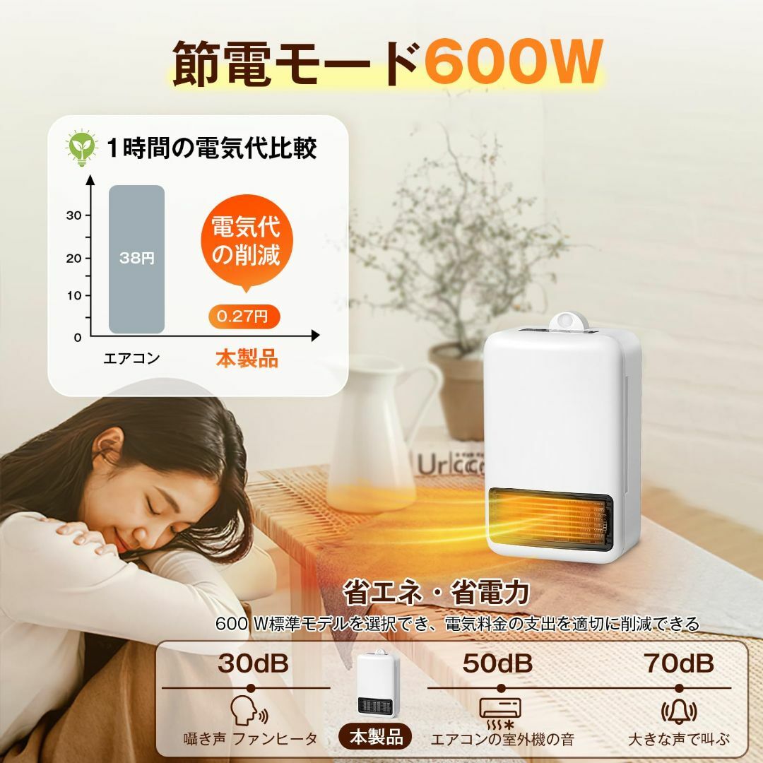 【2023最新冷暖兼用】セラミックヒーター 電気ファンヒーター 暖房器具 省エネ冷暖房・空調