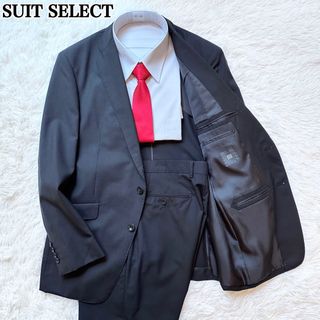 スーツカンパニー(THE SUIT COMPANY)のスーツセレクト ブラックスーツ ビジネススーツ Super100's 冠婚葬祭(セットアップ)