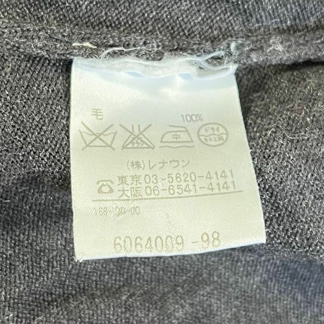 AQUA SCUTUM(アクアスキュータム)のAquascutum (L) ロゴ入り ニット セーター 丸首 長袖 メンズのトップス(ニット/セーター)の商品写真