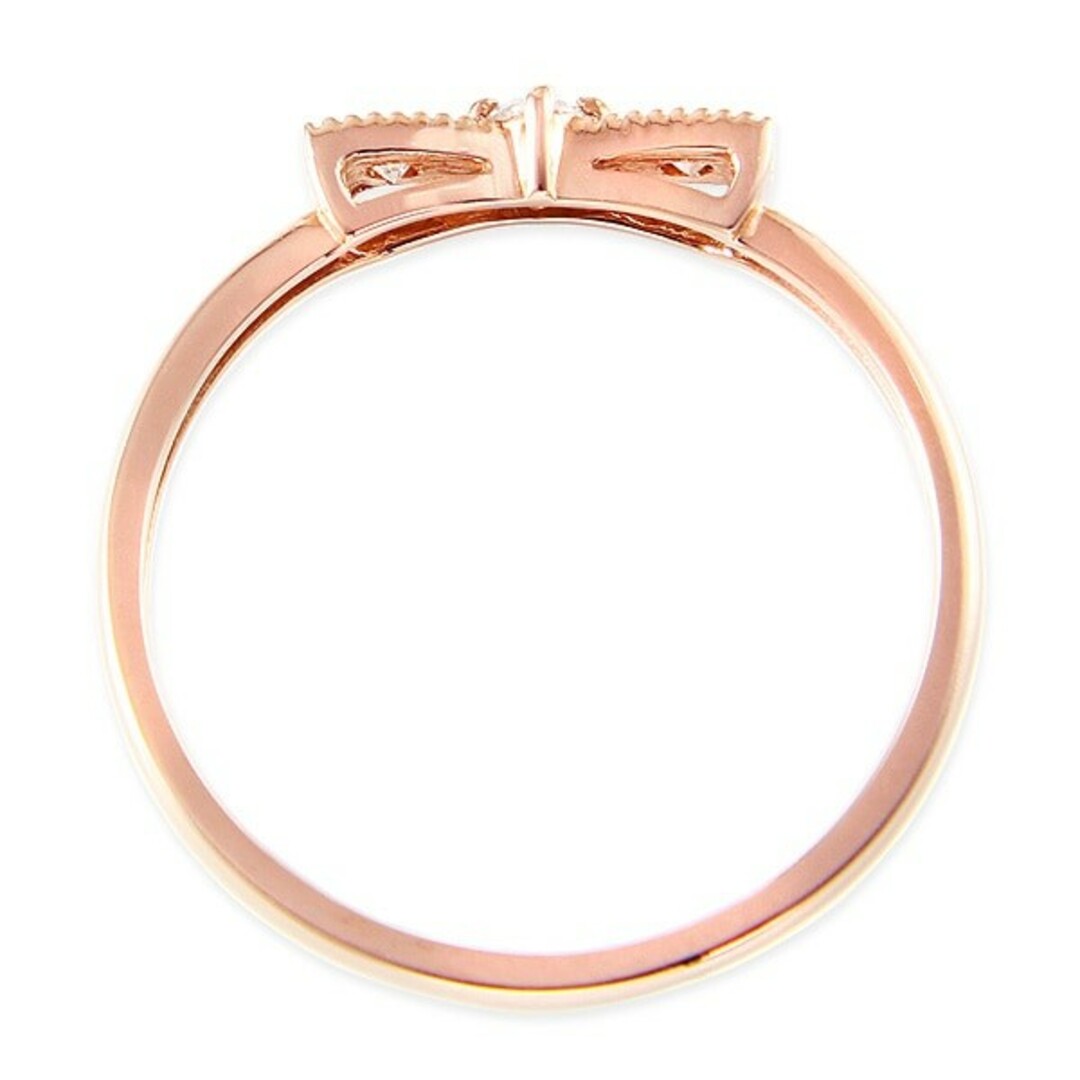 JEWELRY TSUTSUMI - ジュエリーツツミ K10ピンクゴールドリング リボン JEWELRY TSUTSUMI - ジュエリーツツミ K10ピンクゴールドリング リボン