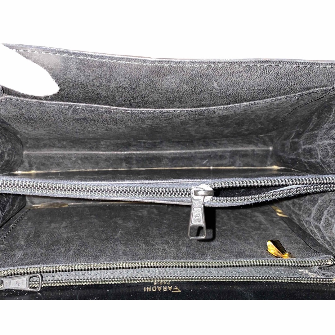 フランス製 FARAONI クロコダイルレザー 2WAYショルダーバッグ レディースのバッグ(ショルダーバッグ)の商品写真