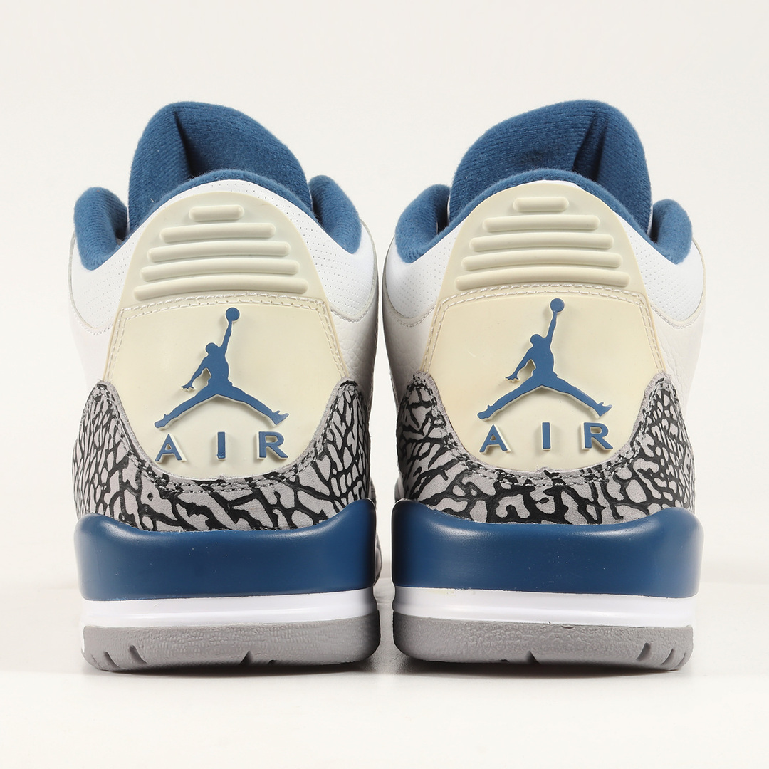 NIKE(ナイキ)の新品 NIKE ナイキ サイズ:28.0cm AIR JORDAN 3 RETRO TRUE BLUE (136064-141) エアジョーダン3 レトロ ホワイト トゥルーブルー 白青 US10 スニーカー シューズ 靴【メンズ】 メンズの靴/シューズ(スニーカー)の商品写真