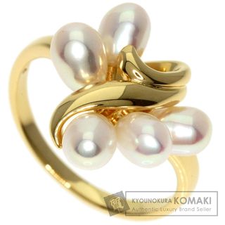 タサキ(TASAKI)のTASAKI 淡水パール  真珠 リング・指輪 K18YG レディース(リング(指輪))