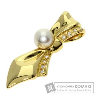 MIKIMOTO ミキモト アコヤパール 帯留め 7玉 K18WG E0620