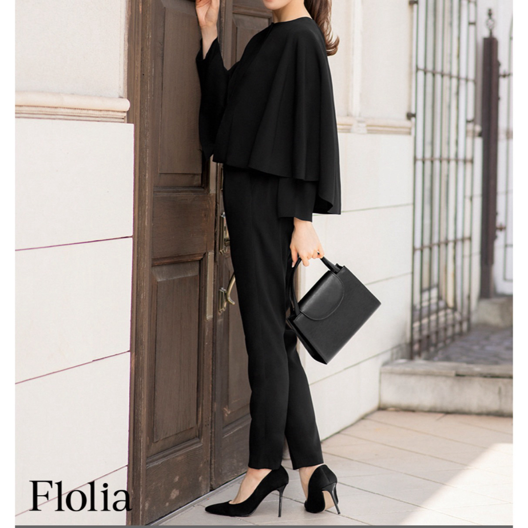 Flolia(フロリア)の喪服 レディース 礼服 ブラックフォーマル 入学式 ママスーツ 卒業式 スーツ  レディースのフォーマル/ドレス(スーツ)の商品写真