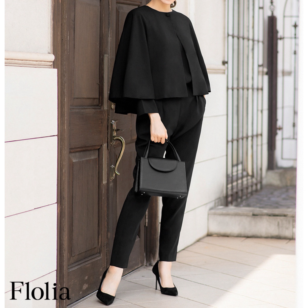 Flolia(フロリア)の喪服 レディース 礼服 ブラックフォーマル 入学式 ママスーツ 卒業式 スーツ  レディースのフォーマル/ドレス(スーツ)の商品写真