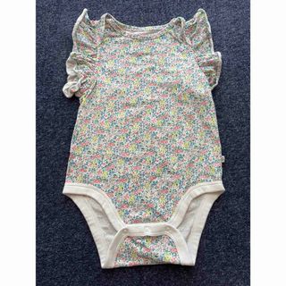 ベビーギャップ(babyGAP)のお花柄　ロンパース(ロンパース)