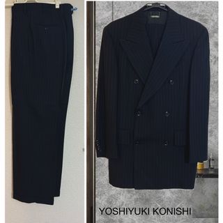 ヨシユキコニシ(YOSHIYUKI KONISHI)のYOSHIYUKI KONISHI  ダブル スーツ 90年代 ヴィンテージ(セットアップ)