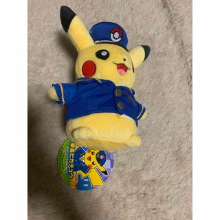 ポケモン(ポケモン)の駅長ピカチュウぬいぐるみ〜ポケモンストア東京駅店 制服ver.〜(ぬいぐるみ)