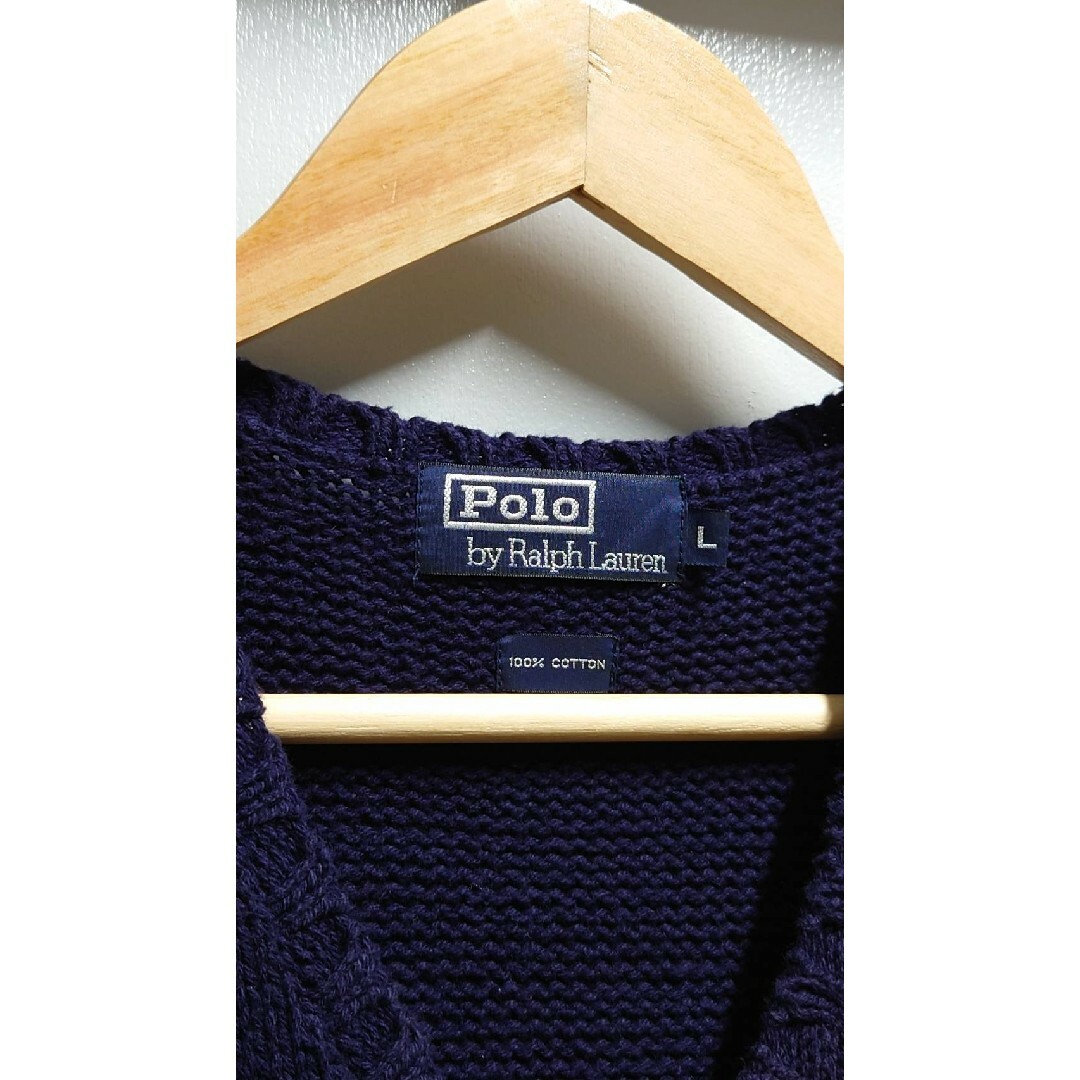 POLO RALPH LAUREN(ポロラルフローレン)のPolo Ralph Lauren ワンポイントポニー Vネック ニット ベスト メンズのトップス(ベスト)の商品写真