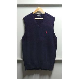 ポロラルフローレン(POLO RALPH LAUREN)のPolo Ralph Lauren ワンポイントポニー Vネック ニット ベスト(ベスト)