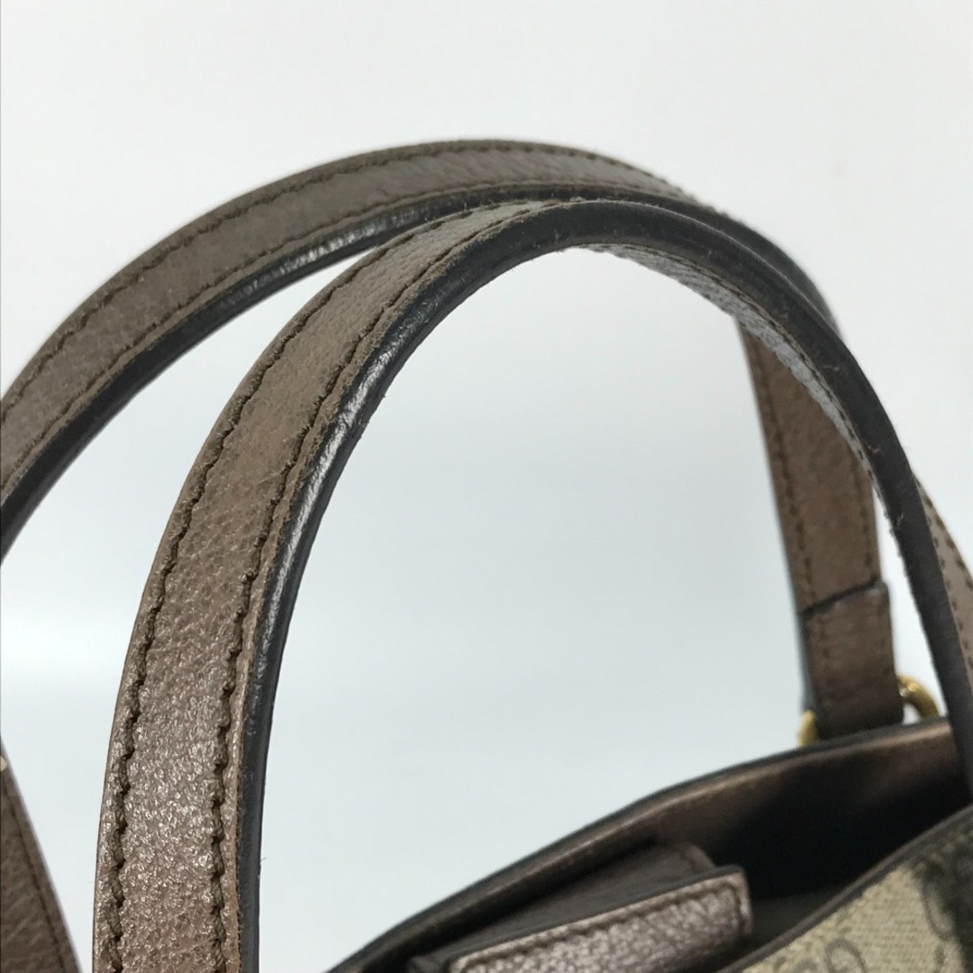 Gucci(グッチ)のグッチ GUCCI クーリエソフト 474085 タイガー GG 2WAY ショルダーバッグ 斜め掛け シェリーライン トートバッグ GGスプリームキャンバス ブラウン レディースのバッグ(トートバッグ)の商品写真